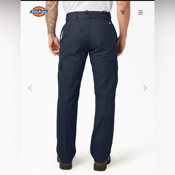 Dickies Regular Straight Cargo Pants Black 36x32 EUC - Picture 2 of 9